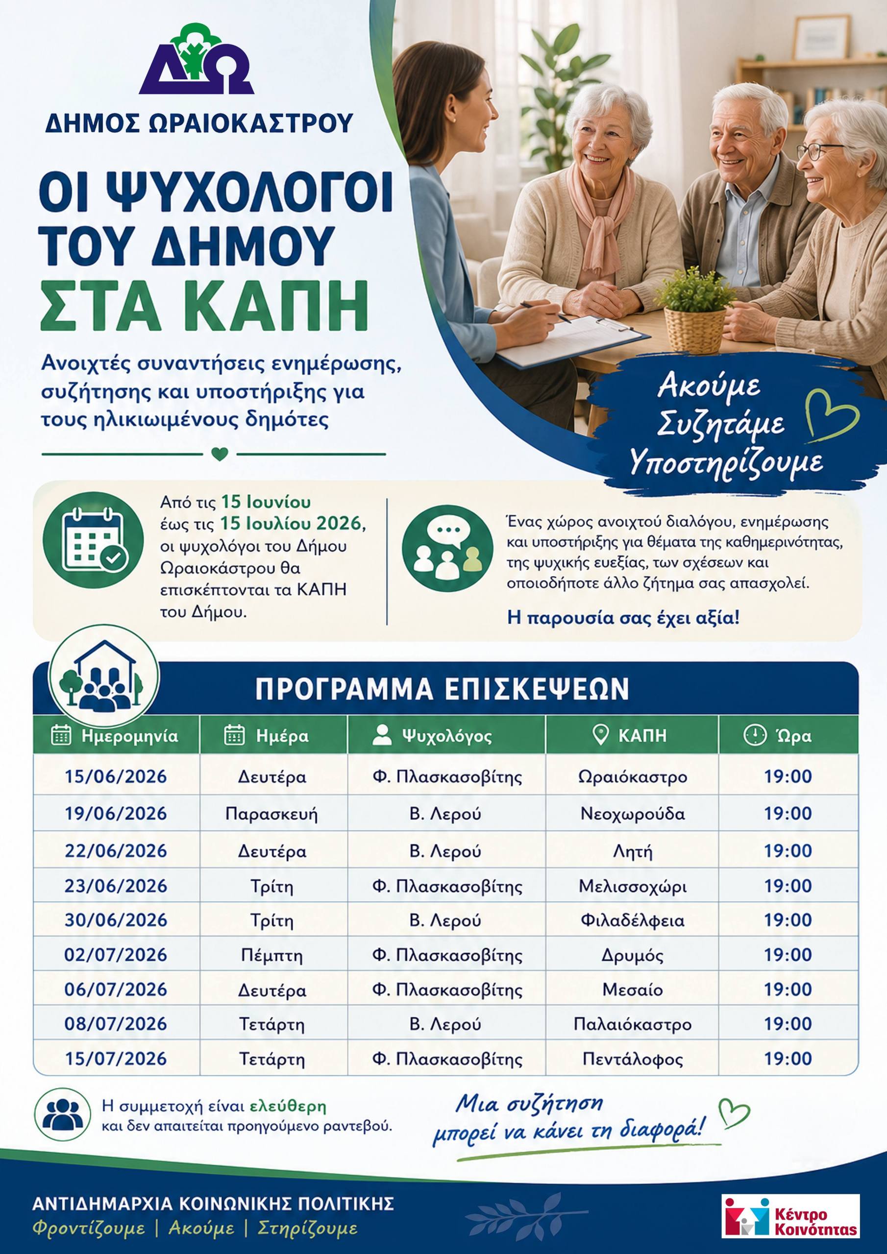 kapi psixologoi programma